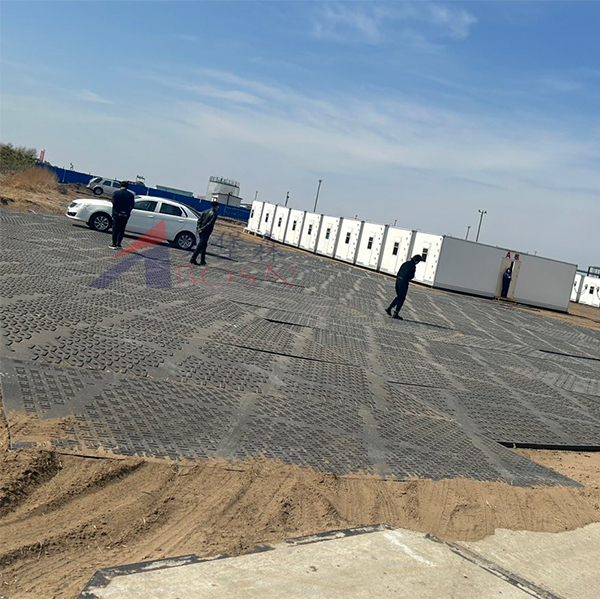 新型聚合物覆工板臨時道路
